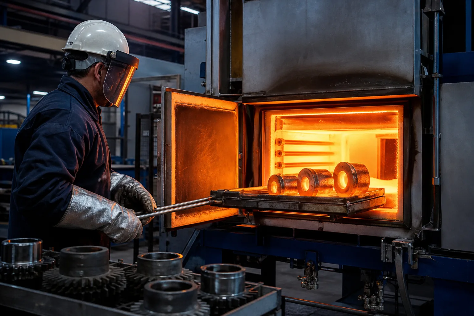 Industrial heat-treatment furnace serving Sheffield engineering customers